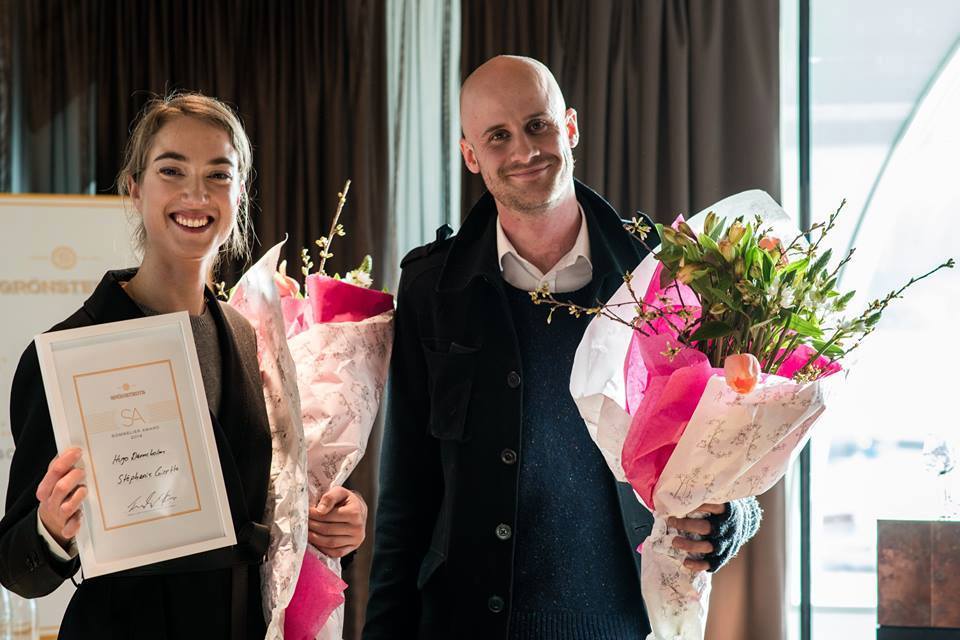 Master blenders Grönstedt Sommelier Award 2014! Hugo Danneholm och Stéphanie Giertta